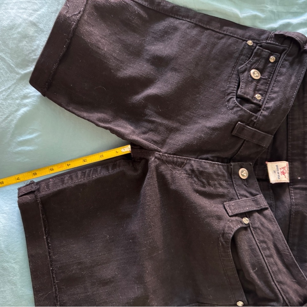 Black Denim Shorts